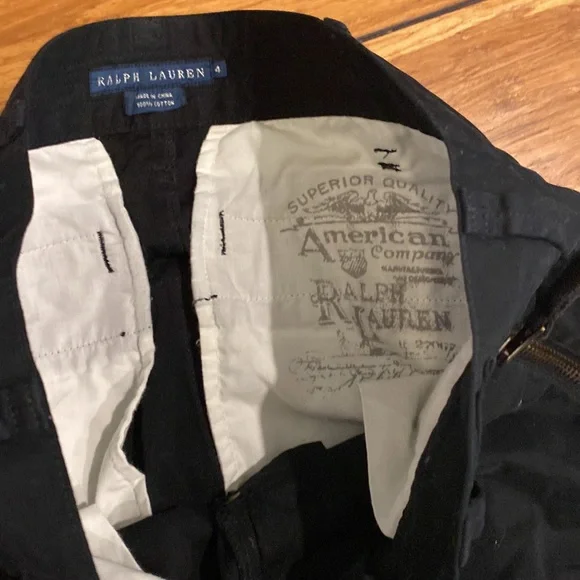 Ralph Lauren Black Cargo Pants Jeans size 4 - Picture 5 of 8